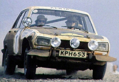 Ove Andersson - Jean Todt
21º East African Safari Rally 1973 (KPH653). Peugeot 504. Clasificado 3º.

Del 19 al 23 de Abril, Nairobi, Kenya.
Superficie: tierra

Se inscribieron 89 equipos, tomaron la salida 89, finalizaron 18.@
Palabras clave: Ove_Andersson;Jean_Todt;Peugeot;Safari;1973