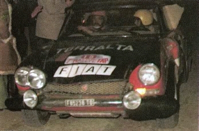 Luis Netto - Manuel Coentro
7º TAP Rallye de Portugal 1973. Fiat 124 Abarth Spider (TO F85238). Clasificado 4º.

Del 13 al 18 de Marzo, Estoril, Cascais, Lisboa, Portugal.
Superficie: asfalto - tierra.

El Rally tenia un total de 4600.00 km de los que 397.50 km divididos en 32 tramos eran especiales.

Se inscribieron 90 equipos, tomaron la salida 79, finalizaron 23.@
Palabras clave: Fiat;Abarth;Spider;Portugal;1973