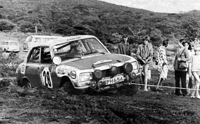 Peter Huth - John McConnell
21º East African Safari Rally 1973. Peugeot 504. Clasificado 5º.

Del 19 al 23 Abril, Nairobi, Kenya, África.
Superficie: tierra.

Se inscribieron 89 equipos, tomaron la salida 89, finalizaron 18.@
Palabras clave: Peugeot;Safari;1973