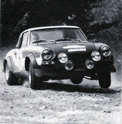 Sergio Barbasio - Bruno Scabini
15º Rally Sanremo 1973. Fiat 124 Abarth Rallye. Clasificado 5º.

Del 10 al 13 de Octubre, Sanremo, Liguria, Imperia, Italia.
Superficie: asfalto - tierra.

El Rally tenia un total de 1791.00 km, de los que 369.30 km divididos en 37 tramos eran especiales (2 de ellas fueron canceladas, SS11 y SS16 Del Serre 1 y 2 de 7.5 km).

Se inscribieron 120 equipos, tomaron la salida 107, finalizaron 36.
Palabras clave: Sanremo;Fiat;Abarth;1973