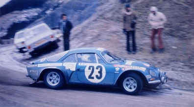 Jean-François Piot - Jean-Louis Marnat
42º Rallye Automobile de Monte-Carlo 1973. Alpine-Renault A110 1800 (3946 HD 76). Clasificado 6º.

Del 19 al 26 de Enero, Monte-Carlo.
Superficie: asfalto - nieve.

El Rally tenia un total de 4800 km de los que 456.50 km divididos en 18 tramos eran especiales, (2 ellas fueron canceladas SS10 Col de la Porte de 18.25 Km y SS11 La Cabanette de 18.25Km).

Tomaron la salida 278 equipos, finalizaron 51.@
Palabras clave: ;Renault;Alpine;A110;Montecarlo;1973