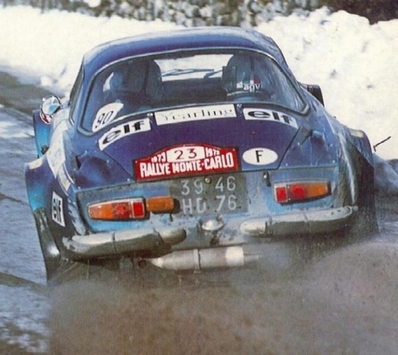 Jean-François Piot - Jean-Louis Marnat
42º Rallye Automobile de Monte-Carlo 1973. Alpine-Renault A110 1800 (3946 HD 76). Clasificado 6º.

Del 19 al 26 de Enero, Monte-Carlo.
Superficie: asfalto - nieve.

El Rally tenia un total de 4800 km de los que 456.50 km divididos en 18 tramos eran especiales, (2 ellas fueron canceladas SS10 Col de la Porte de 18.25 Km y SS11 La Cabanette de 18.25Km).

Tomaron la salida 278 equipos, finalizaron 51.@
Palabras clave: ;Renault;Alpine;A110;Montecarlo;1973