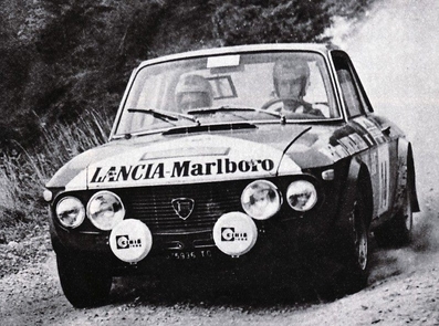 Mauro Pregliasco - Angelo Garzoglio
15º Rally Sanremo 1973. Lancia Fulvia 1.6 Coupé HF (TO G75936). Clasificado 7º.

Del 10 al 13 de Octubre, Sanremo, Liguria, Imperia, Italia.
Superficie: asfalto - tierra.

El Rally tenia un total de 1791.00 km, de los que 369.30 km divididos en 37 tramos eran especiales (2 de ellas fueron canceladas, SS11 y SS16 Del Serre 1 y 2 de 7.5 km).

Se inscribieron 120 equipos, tomaron la salida 107, finalizaron 36.
Palabras clave: Lancia;Fulvia;Sanremo;1973