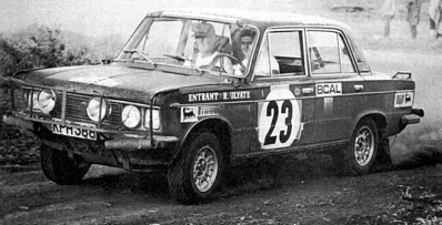 Robin Ulyate - Ivan Smith
21º East African Safari Rally 1973. Fiat 125 S. Clasificado 8º.

Del 19 al 23 de Abril, Nairobi, Kenya.
Superficie: tierra

Se inscribieron 89 equipos, tomaron la salida 89, finalizaron 18.@
Palabras clave: Fiat;Safari;1973