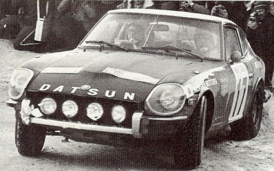 Richard Anthony (Tony) Fall - Mike Wood
42º Rallye Automobile de Monte-Carlo 1973. Datsun 240Z (TKS33SA8514). Clasificado 9º.

Del 19 al 26 de Enero, Monte-Carlo.
Superficie: asfalto - nieve.

El Rally tenia un total de 4800 km de los que 456.50 km divididos en 18 tramos eran especiales, (2 ellas fueron canceladas SS10 Col de la Porte de 18.25 Km y SS11 La Cabanette de 18.25Km).

Tomaron la salida 278 equipos, finalizaron 51.@
Palabras clave: Tony_Fall;Datsun;Montecarlo;1973;nieve