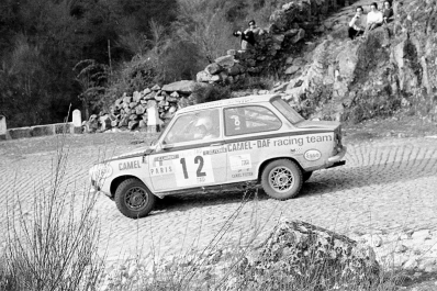 Claude Laurent - Christian Delferrier
7º TAP Rallye de Portugal 1973. DAF 55. Clasificado 12º.

Del 13 al 18 de Marzo, Estoril, Cascais, Lisboa, Portugal.
Superficie: asfalto - tierra.

El Rally tenia un total de 4600.00 km de los que 397.50 km divididos en 32 tramos eran especiales.

Se inscribieron 90 equipos, tomaron la salida 79, finalizaron 23.@
Palabras clave: DAF;Portugal;1973