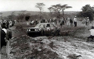 Zully Remtulla - Nizar Jivani
21º East African Safari Rally 1973. Datsun 1800SSS. Clasificado 12º.

Del 19 al 23 de Abril, Nairobi, Kenya.
Superficie: tierra

Se inscribieron 89 equipos, tomaron la salida 89, finalizaron 18.@
Palabras clave: Datsun;Safari;1973