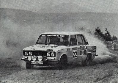 Iñigo Bertrand - Manuel Trabado
21º Rally RACE (Rallye de España) 1973. Seat 1430 Especial 1600 (Gr.2). Clasificado 12º.
Del 26 al 28 de Octubre. Coef. 6,4. Organizador: Real Automòvil Club de España.
El Rally tenia un total de 1.640 Km de los que 247,5 Km divididos en 26 tramos, eran especiales.
Se inscribieron 55 equipos, tomaron la salida 47, finalizaron 23. @
Palabras clave: Seat;España;RACE;1973