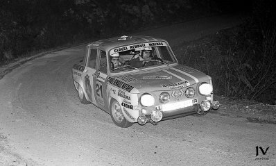 José Marcos Sabater - Juan Umber
21º Rally Costa Brava 1973. Renault 8 TS de (Gr.5). Clasificado 13º.

Del 10 al 12 de Febrero, Barcelona, Catalunya, España.
Superficie: asfalto - tierra.

Tomaron la salida 51 equipos, finalizaron 16.

© Jordi Viñals.@
Palabras clave: Renault;Costa_Brava;1973