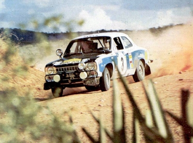 Vic Preston Jr. - Bev Smith
21º East African Safari Rally 1973. Ford Escort RS 1600 MKI. Clasificado 14º.

Del 19 al 23 de Abril, Nairobi, Kenya.
Superficie: tierra

Se inscribieron 89 equipos, tomaron la salida 89, finalizaron 18.@
Palabras clave: Ford;Escort;MKI;MKI;Safari;1973