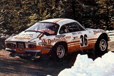 Bob Wollek - Pierre Thimonier
42º Rallye Automobile de Monte-Carlo 1973. Alpine-Renault A110 1800 (7868 CV 92). Clasificado 14º.

Del 19 al 26 de Enero, Monte-Carlo.
Superficie: asfalto - nieve.

El Rally tenia un total de 4800 km de los que 456.50 km divididos en 18 tramos eran especiales, (2 ellas fueron canceladas SS10 Col de la Porte de 18.25 Km y SS11 La Cabanette de 18.25Km).

Tomaron la salida 278 equipos, finalizaron 51.@
Palabras clave: ;Pierre_Thimonier;Alpine;Renault;A110;Montecarlo;1973