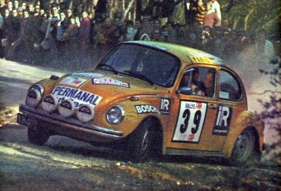 Helmut Doppelreiter - Ossi Schurek
7º Rali Internacional TAP 1973. Volkswagen 1302S. Clasificado 19º.

Del 13 al 18 de Marzo, Estoril, Cascais, Lisboa, Portugal.
Superficie: asfalto - tierra.

El Rally tenia un total de 4600.00 km de los que 397.50 km divididos en 32 tramos eran especiales.

Se inscribieron 90 equipos, tomaron la salida 79, finalizaron 23.@
Palabras clave: Volkswagen;Portugal;1973