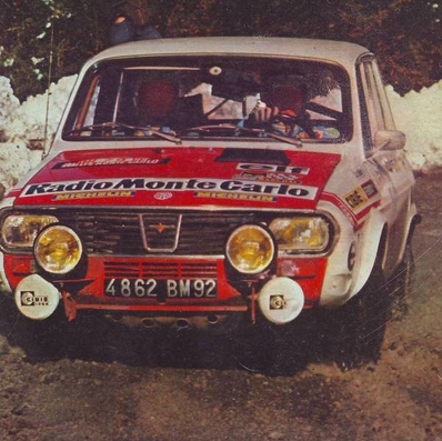 Patrick Tambay - Gérard Marion
42º Rallye Automobile de Monte-Carlo 1973. Renault 12 Gordini (4862 BM 92). Clasificado 20º.

Del 19 al 26 de Enero, Monte-Carlo.
Superficie: asfalto - nieve.

El Rally tenia un total de 4800 km de los que 456.50 km divididos en 18 tramos eran especiales, (2 ellas fueron canceladas SS10 Col de la Porte de 18.25 Km y SS11 La Cabanette de 18.25Km).

Tomaron la salida 278 equipos, finalizaron 51.@
Palabras clave: Patrick_Tambay;Renault;Gordini;Montecarlo;1973