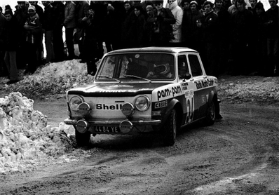Bernard Fiorentino - Maurice Gelin
42º Rallye Automobile de Monte-Carlo 1973. Simca Rallye 2 (4484 YE 75). Clasificado 21º.

Del 19 al 26 de Enero, Monte-Carlo.
Superficie: asfalto - nieve.

El Rally tenia un total de 4800 km de los que 456.50 km divididos en 18 tramos eran especiales, (2 ellas fueron canceladas SS10 Col de la Porte de 18.25 Km y SS11 La Cabanette de 18.25Km).

Tomaron la salida 278 equipos, finalizaron 51.@
Palabras clave: ;Simca;Rallye2;Montecarlo;1973;nieve