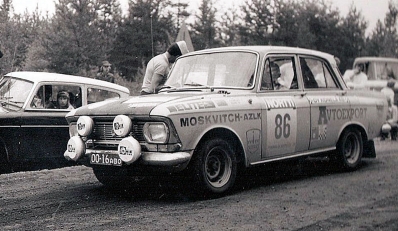 Stasys Brundza - Viktor Ilyin
23º Jyväskylän Suurajot - Rally of the 1000 Lakes 1973. Moskvich 412 (00.16 ABO). Clasificado 27º.

Del 3 al 5 de Agosto, Jyväskylä.
Superficie: tierra.

El Rally tenia un total de 2079.00 km de los que 517.20 km divididos en 43 tramos eran especiales.

Se inscribieron 122 equipos, tomaron la salida 109, finalizaron 55.@
Palabras clave: Moskvich;Finlandia;1973