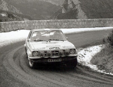 Sylvia Österberg - Inga-Lill Edenring
42º Rallye Automobile de Monte-Carlo 1973. Opel Ascona 1.9 SR. Clasificada 28ª y 1ª en Copa de Damas.

Del 19 al 26 de Enero, Monte-Carlo.
Superficie: asfalto - nieve.

El Rally tenia un total de 4800 km de los que 456.50 km divididos en 18 tramos eran especiales, (2 ellas fueron canceladas SS10 Col de la Porte de 18.25 Km y SS11 La Cabanette de 18.25Km).

Tomaron la salida 278 equipos, finalizaron 51.@
Palabras clave: Sylvia_Osterberg;Opel;Ascona;Montecarlo;1973;Mujeres;Womens
