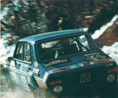 Jovica Palikovic - Aleksandar (Sasa) Svarcer
42º Rallye Automobile de Monte-Carlo 1973. Renault 12 Gordini (1812 CG92). Clasificado 31º.

Del 19 al 26 de Enero, Monte-Carlo.
Superficie: asfalto - nieve.

El Rally tenia un total de 4800 km de los que 456.50 km divididos en 18 tramos eran especiales, (2 ellas fueron canceladas SS10 Col de la Porte de 18.25 Km y SS11 La Cabanette de 18.25Km).

Tomaron la salida 278 equipos, finalizaron 51.@
Palabras clave: ;Sasa_Svarcer;Renault;Gordini;Montecarlo;1973