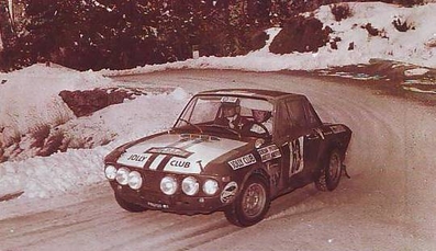 Serena Pittoni - Juliette Keefer
42º Rallye Automobile de Monte-Carlo 1973. Lancia Fulvia HF (MI-R94701). Clasificado 42º.

Del 19 al 26 de Enero, Monte-Carlo.
Superficie: asfalto - nieve - hielo.

El Rally tenia un total de 4800 km de los que 456.50 km divididos en 18 tramos eran especiales, (2 ellas fueron canceladas SS10 Col de la Porte de 18.25 Km y SS11 La Cabanette de 18.25Km).

Tomaron la salida 278 equipos, finalizaron 51.@
Palabras clave: Lancia;Fulvia;Montecarlo;1973;nieve