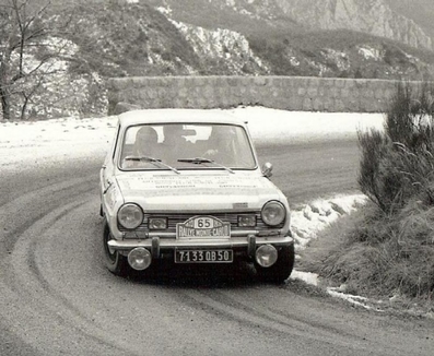 Jean-Claude Depince (Depnic) - Hervé Guyomard
42º Rallye Automobile de Monte-Carlo 1973. Simca 1100 S (7133 QB 50). Clasificado 43º.

Del 19 al 26 de Enero, Monte-Carlo.
Superficie: asfalto - nieve.

El Rally tenia un total de 4800 km de los que 456.50 km divididos en 18 tramos eran especiales (2 ellas fueron canceladas SS10 Col de la Porte de 18.25 Km y SS11 La Cabanette de 18.25Km).

Tomaron la salida 278 equipos, finalizaron 51.@
Palabras clave: Simca;Montecarlo;1973