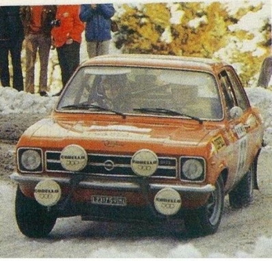 Giorgio Pianta - Francesca Lurani
42º Rallye Automobile de Monte-Carlo 1973. Opel Ascona. Clasificado 50º.

Del 19 al 26 de Enero, Monte-Carlo.
Superficie: asfalto - nieve - hielo.

El Rally tenia un total de 4800 km de los que 456.50 km divididos en 18 tramos eran especiales, (2 ellas fueron canceladas SS10 Col de la Porte de 18.25 Km y SS11 La Cabanette de 18.25Km).

Tomaron la salida 278 equipos, finalizaron 51.@
Palabras clave: Opel;Ascona;Montecarlo;1973