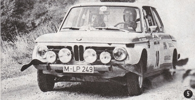 Bjorn Waldegard - Hans Thorszelius
15º Rally San Remo 1973. BMW 2002. Abandonó por el diferencial del coche quedando clasificado 51º.

Del 10 al 13 de Octubre, Sanremo, Liguria, Imperia, Italia.
Superficie: asfalto - tierra.

El Rally tenia un total de 1791.00 km, de los que 369.30 km divididos en 37 tramos eran especiales (2 de ellas fueron canceladas, SS11 y SS16 Del Serre 1 y 2 de 7.5 km).

Se inscribieron 120 equipos, tomaron la salida 107, finalizaron 36.@
Palabras clave: ;BMW;Sanremo;1973