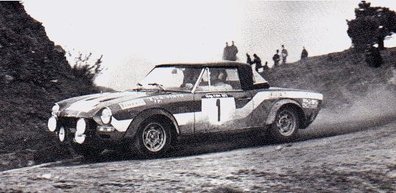 Raffaele (Lele) Pinto - Arnaldo Bernacchini
6º Rally dell'Isola d'Elba 1973. Fiat 124 Abarth Rallye. Abandonó en SS1 1 Monte Poppe de 5.00 km. desconocemos el motivo.

Del 12 al 14 de Abril, Livorno.
Superficie: asfalto - tierra.

El Rally constaba de 2 etapas 309.60 km cronometrados divididos en 36 tramos especiales (3 de ellos fueron cancelados SS3 Monumento de 6 km, SS11 Monumento 2 de 6 km y SS21 Falconaia - Monte Lentisco de 20 km).

Tomaron la salida 89 equipos, finalizaron 21.
@
Palabras clave: Raffaele_Pinto;Fiat;Elba;1973