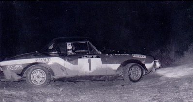 Raffaele (Lele) Pinto - Arnaldo Bernacchini
6º Rally dell'Isola d'Elba 1973. Fiat 124 Abarth Rallye. Abandonó en SS1 1 Monte Poppe de 5.00 km. desconocemos el motivo.

Del 12 al 14 de Abril, Livorno.
Superficie: asfalto - tierra.

El Rally constaba de 2 etapas 309.60 km cronometrados divididos en 36 tramos especiales (3 de ellos fueron cancelados SS3 Monumento de 6 km, SS11 Monumento 2 de 6 km y SS21 Falconaia - Monte Lentisco de 20 km).

Tomaron la salida 89 equipos, finalizaron 21.
@
Palabras clave: Raffaele_Pinto;Fiat;Elba;1973