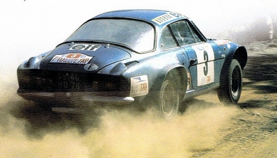 Bernard Darniche - Alain Mahé
7º TAP Rallye de Portugal 1973. Renault Alpine A110-1800 (3946 HD 76). Abandonó por el diferencial del coche.

Del 13 al 18 de Marzo, Estoril, Cascais, Lisboa, Portugal.
Superficie: asfalto - tierra.

El Rally tenia un total de 4600.00 km de los que 397.50 km divididos en 32 tramos eran especiales.

Se inscribieron 90 equipos, tomaron la salida 79, finalizaron 23.@
Palabras clave: ;Renault;Alpine;A110;Portugal;1973
