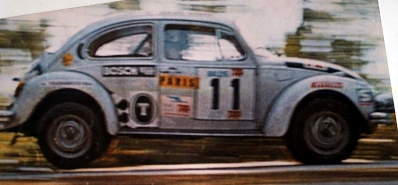 Richard Anthony (Tony) Fall - Mike Wood
7º TAP Rallye de Portugal 1973. Volkswagen 1303 S (S27.708). Abandonó por la suspensión del coche.

Del 13 al 18 de Marzo, Estoril, Cascais, Lisboa, Portugal.
Superficie: asfalto - tierra.

El Rally tenia un total de 4600.00 km de los que 397.50 km divididos en 32 tramos eran especiales.

Se inscribieron 90 equipos, tomaron la salida 79, finalizaron 23.@
Palabras clave: Tony_Fall;Volkswagen;Portugal;1973