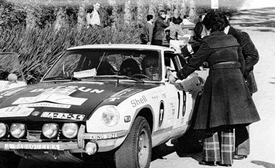 Antonio Carlos Oliveira - Barata
7º TAP Rallye de Portugal 1973. Datsun 240Z (GA-83-34). Abandonó por la suspensión del coche.

Del 13 al 18 de Marzo, Estoril, Cascais, Lisboa, Portugal.
Superficie: asfalto - tierra.

El Rally tenia un total de 4600.00 km de los que 397.50 km divididos en 32 tramos eran especiales.

Se inscribieron 90 equipos, tomaron la salida 79, finalizaron 23.@
Palabras clave: Datsun;Portugal;1973
