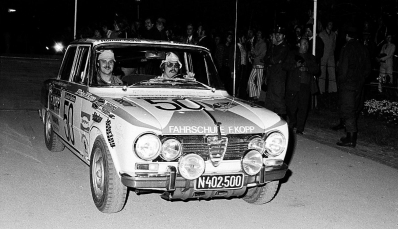 Friedrich Prka - F. Kopp
44º Österreichische Alpenfahrt 1973. Alfa Romeo Giulia (N402.500). Abandonó, desconocemos motivo y en que especial.

Del 12 al 14 de Septiembre, Baden, Austria.
Superficie: tierra.

El Rallye tenia un total de 2,314.50 km de los que 324,50 km divididos en 31 tramos eran especiales (2 de ellos fueron cancelados, SS2 y SS22).

Se inscribieron 97 equipos, tomaron la salida 97, finalizaron 25.@
Palabras clave: Alfa;Romeo;Giulia;Austria;1973