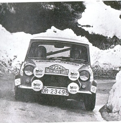 Estanislao Reverter - Ventura
42º Rallye Automobile de Monte-Carlo 1973. BMC Mini 1275 GT (OR 23495).
Abandonaron junto con mas de 100 equipos en SS4 Burzet de 50.00 km.

El tramo de Le Burzet estaba cortado por el temporal y en vez de darles un recorrido alternativo, los eliminaron.
Prometieron devolver las inscripciones pero todaví­a estan esperando...

Del 19 al 26 de Enero, Monte-Carlo.
Superficie: asfalto - nieve - hielo.

El Rally tenia un total de 4800 km de los que 456.50 km divididos en 18 tramos eran especiales, (2 ellas fueron canceladas SS10 Col de la Porte de 18.25 Km y SS11 La Cabanette de 18.25Km).

Tomaron la salida 278 equipos, finalizaron 51.@
Palabras clave: Estanislao_Reverter;Ventura;Mini;Cooper;Montecarlo;1973