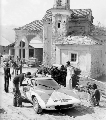 Sandro Munari - Mario Mannucci
16º Rally Sanremo 1974. Lancia Stratos HF (TO L65176). Clasificado 1º.

Del 2 al 5 de Noviembre, Sanremo, Italia.
Superficie: asfalto

El Rally tenia un total de 1805.00 km de los que 408.40 km divididos en 38 tramos eran especieles.

Tomaron la salida 106 equipos, finalizaron 54.@
Palabras clave: Sandro_Munari;Lancia;Stratos;Sanremo;1974