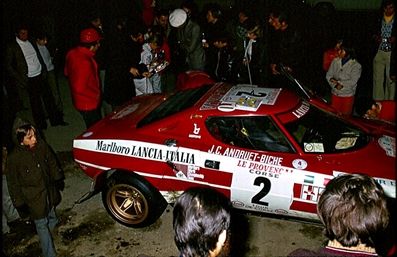 Jean-Claude Andruet - Michèle Espinosi-Petit (Biche)
18º Tour de Corse - Rallye de France 1974. Lancia Stratos HF (TO L80931). Clasificado 1º.

Del 30 de Noviembre al 1 de Diciembre, Bastia, Córcega, Francia.
Superficie: asfalto.

El Rally tenia un total de 1292 km, de los que 374.90 km divididos en 14 tramos eran especiales.

Tomaron la salida 102 equipos, finalizaron 24.@
Palabras clave: ;Michèle_Espinosi-Petit;Lancia;Stratos;Corcega;1974;Corse