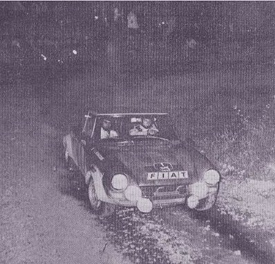 Raffaele (Lele) Pinto - Arnaldo Bernacchini
7º Rally dell'Isola d'Elba 1974. Fiat 124 Abarth, Clasificado 2º.

Del 18 al 20 de Abril, Porto Ferraio.
Superficie. asfalto.

El Rally constaba de 2 etapas con 301.00 km divididos en 36 tramos cronometrados.

Tomaron la salida 100 equipos, finalizaron 35.@
Palabras clave: Raffaele_Pinto;Arnaldo_Bernacchini;Elba;Fiat;Abarth;1974