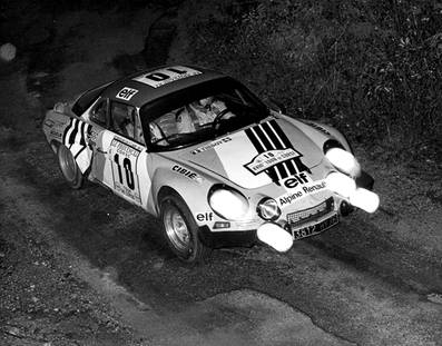 Jean-Pierre Nicolas - Vincent Laverne
18º Tour de Corse 1974. Alpine-Renault A110 1800 (3812 HV 76). Clasificado 2º.

Del 30 de Noviembre al 1 de Diciembre, Bastia, Córcega, Francia.
Superficie: asfalto.

El Rally tenia un total de 1292 km, de los que 374.90 km divididos en 14 tramos eran especiales.

Tomaron la salida 102 equipos, finalizaron 24.@
Palabras clave: ;Renault;Alpine;Corcega;1974;Corse