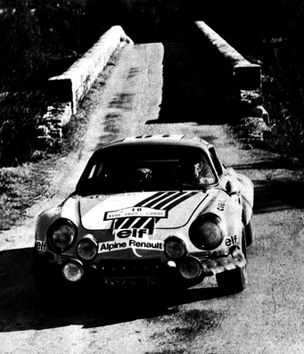 Jean-Pierre Nicolas - Vincent Laverne
18º Tour de Corse 1974. Alpine-Renault A110 1800 (3812 HV 76). Clasificado 2º.

Del 30 de Noviembre al 1 de Diciembre, Bastia, Córcega, Francia.
Superficie: asfalto.

El Rally tenia un total de 1292 km, de los que 374.90 km divididos en 14 tramos eran especiales.

Tomaron la salida 102 equipos, finalizaron 24.@
Palabras clave: ;Renault;Alpine;Corcega;1974;Corse