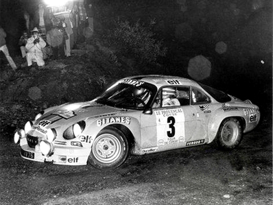 Gérard Larrousse - Christian Delferrier
18º Tour de Corse 1974. Alpine-Renault A310 1800 (4227 HV 76). Clasificado 5º.

Del 30 de Noviembre al 1 de Diciembre, Bastia, Córcega, Francia.
Superficie: asfalto.

El Rally tenia un total de 1292 km, de los que 374.90 km divididos en 14 tramos eran especiales.

Tomaron la salida 102 equipos, finalizaron 24.@
Palabras clave: ;Renault;Alpine;Corcega;1974;Corse