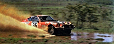Zully Remtulla - Nizar Jivani
22º East African Safari 1974. Datsun 260Z. Clasificado 5º.

De 11 al 15 de Abril, Nairobi, Kenya, Africa.
Superficie: tierra.

El Rally tenia un total de 5557.00 km, desconocemos cuantos controles horarios habían.

Tomaron la salida 99 equipos, finalizaron 16.@
Palabras clave: Datsun;Safari;1974