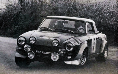 Fulvio Bacchelli - Bruno Scabini
18º Tour de Corse - Rallye de France 1974. Fiat 124 Abarth Spider. Clasificado 6º.

Del 30 de Noviembre al 1 de Diciembre, Bastia, Córcega, Francia.
Superficie: asfalto.

El Rally tenia un total de 1292 km, de los que 374.90 km divididos en 14 tramos eran especiales.

Tomaron la salida 102 equipos, finalizaron 24.@
Palabras clave: ;Fiat;Abarth;Spider;Corse;Corcega;1974
