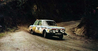 Georg Fischer - Harald Gottlieb
8º TAP Rallye de Portugal 1974. BMW 2002 Tii (FFB-JA 29). Clasificado 7º.

Del 20 al 23 de Marzo, Estoril, Portugal.
Superficie: asfalto - tierra.

El Rally tenia un total de 2057.00 km de los que 455.00 km divididos en 32 tramos eran especiales.

Se inscribieron 126 equipos, tomaron la salida 120, finalizaron 36.@
Palabras clave: Georg_Fischer;Harald_Gottlieb;BMW;Portugal;1974