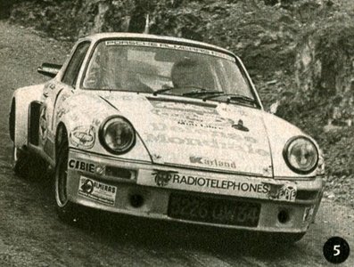 Jacques Alméras - Montet
17º Critérium des Cévennes 1974. Porsche Carrera. Clasificado 7º.

Del 14 al 15 de Diciembre, Le Vigan, Gard, Francia.
Superficie: asfalto.

El Rally constaba de 4 etapas con 273.20 Km cronometrados divididos en 20 tramos especiales.

No sabemos cuantos equipos tomaron la salida (un mínimo de 37), tampoco sabemos cuantos finalizaron.@
Palabras clave: Jacques_Almeras;Montet;Criterium_Cevennes;Porsche;Carrera;1974