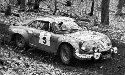 Robert Neyret - Claudine Trautmann
26º Press-on-Regardless Rally 1974. Alpine-Renault A110 1800 (1298 HK 76). Clasificado 8º.

Del 30 de Octubre al 3 de Noviembre, Marquette, Michigan, EE.UU.
Superficie: tierra.

El Rally tenia un total de 997.54 Km de los que 464.55 Km divididos en 51 tramos eran de especiales (254.08 km fueron cancelados, un total de 16 tramos).

Se inscribieron 68 equipos, tomaron la salida 64, finalizaron 29.@
Palabras clave: ;Renault;Alpine;USA;1974