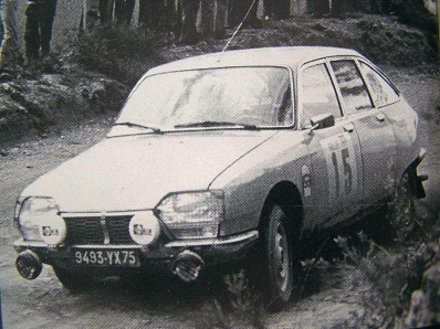 Francisco Romaozinho - João Nogueira da Silva
8º TAP Rallye de Portugal 1974. Citroën GS 1220 . Clasificado 8º.

Del 20 al 23 de Marzo, Estoril, Portugal.
Superficie: asfalto - tierra.

El Rally tenia un total de 2057.00 km de los que 455.00 km divididos en 32 tramos eran especiales.

Se inscribieron 126 equipos, tomaron la salida 120, finalizaron 36.@
Palabras clave: Citroen;GS;Portugal;1974