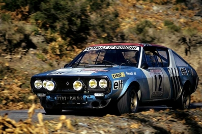 Jean-François Piot - Jacques Jaubert
18º Tour de Corse - Rallye de France 1974. Renault 17 Gordini (7787-DW92). Clasificado 8º.

Del 30 de Noviembre al 1 de Diciembre, Bastia, Córcega, Francia.
Superficie: asfalto.

El Rally tenia un total de 1292 km, de los que 374.90 km divididos en 14 tramos eran especiales.

Tomaron la salida 102 equipos, finalizaron 24.@
Palabras clave: ;Renault;Gordini;Corse;Corcega;1974