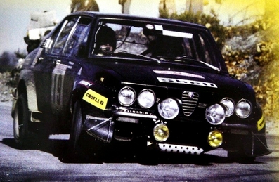 Guy Fréquelin - Jean Thimonier
18º Tour de Corse - Rallye de France 1974. Alfa Romeo Alfetta 2000 GT (MI 11643). Clasificado 10º.

Del 30 de Noviembre al 1 de Diciembre, Bastia, Córcega, Francia.
Superficie: asfalto.

El Rally tenia un total de 1292 km, de los que 374.90 km divididos en 14 tramos eran especiales.

Tomaron la salida 102 equipos, finalizaron 24.@
Palabras clave: ;GT;Còrcega;1974;Corse