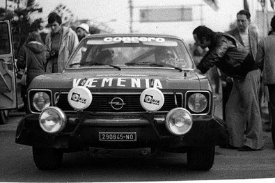 Roberto Steffen - Luigi Caielli
16º Rally San Remo 1974. Opel Ascona (290845-NO). Clasificado 12º.

Del 2 al 5 de Noviembre, Sanremo, Italia.
Superficie: asfalto

El Rally tenia un total de 1805.00 km de los que 408.40 km divididos en 38 tramos eran especieles.

Tomaron la salida 106 equipos, finalizaron 54.@
Palabras clave: Opel;Ascona;Sanremo;1974