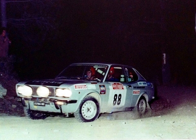 Faggio - Rolando
16º Rally San Remo 1974. Fiat 128 Coupe. Clasificado 17º.

Del 2 al 5 de Noviembre, Sanremo, Italia.
Superficie: asfalto

El Rally tenia un total de 1805.00 km de los que 408.40 km divididos en 38 tramos eran especieles.

Tomaron la salida 106 equipos, finalizaron 54.@
Palabras clave: Fiat;Coupe;Sanremo;1974