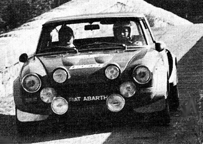 Markku Alén - Ilkka Kivimäki
18º Tour de Corse - Rallye de France 1974. Fiat Abarth 124 Rallye (TO-85990K). Excluido (DQ).

Del 30 de Noviembre al 1 de Diciembre, Bastia, Córcega, Francia.
Superficie: asfalto.

El Rally tenia un total de 1292 km, de los que 374.90 km divididos en 14 tramos eran especiales.

Tomaron la salida 102 equipos, finalizaron 24.@
Palabras clave: Markku_Alen;Fiat;Abarth;Corcega;1974;Corse