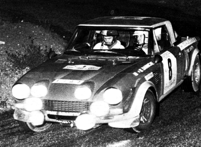 Bernard Darniche - Alain Mahé
18º Tour de Corse - Rallye de France 1974. Fiat Abarth 124 Rallye. Abandonó por el diferencial del coche.

Del 30 de Noviembre al 1 de Diciembre, Bastia, Córcega, Francia.
Superficie: asfalto.

El Rally tenia un total de 1292 km, de los que 374.90 km divididos en 14 tramos eran especiales.

Tomaron la salida 102 equipos, finalizaron 24.@
Palabras clave: ;Fiat;Abarth;Corcega;1974;Corse
